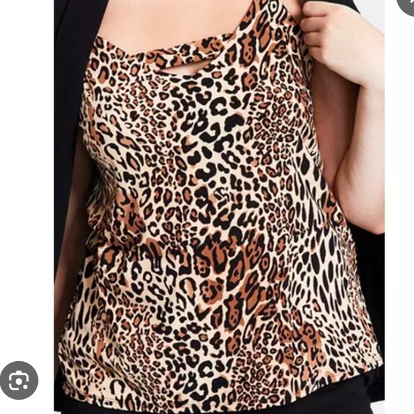 NWT Bar3 Cheetah Print Tank - Picture 2 of 2